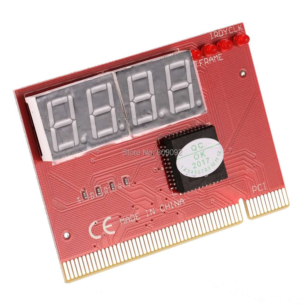 LED 4-цифра компьютерного анализа диагностический тестер сообщение карты PCI ПК анализатор материнская плата красный
