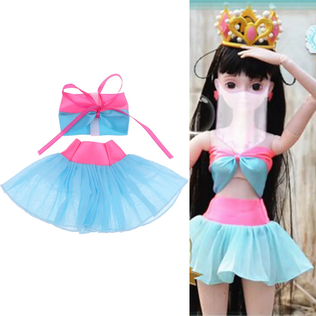 1/3 BJD Смарт Кукла Одежда Бикини для Dollfie SD DD вечерние/Косплей наряд синий и