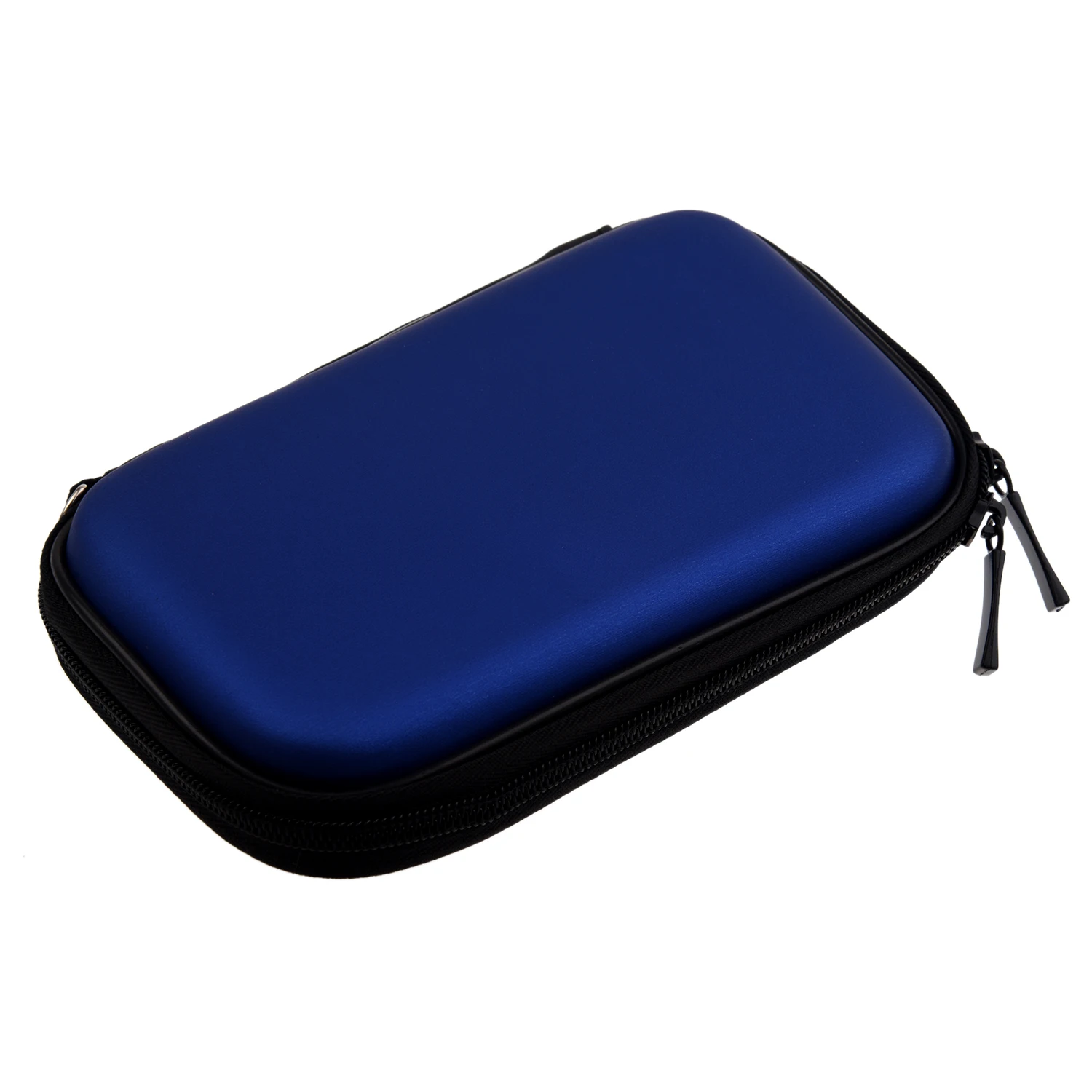 

Portable Hard Disk Drive Shockproof Zipper Cover Bag Case 2.5" HDD Bag Hardcase Black,Blue