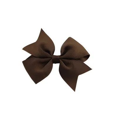 Hair Bow Boutique Solid Grosgrain Ribbon Hairgrips Hair Clips Headwear Barrette Bowknot For Women Girls Accessories (2)