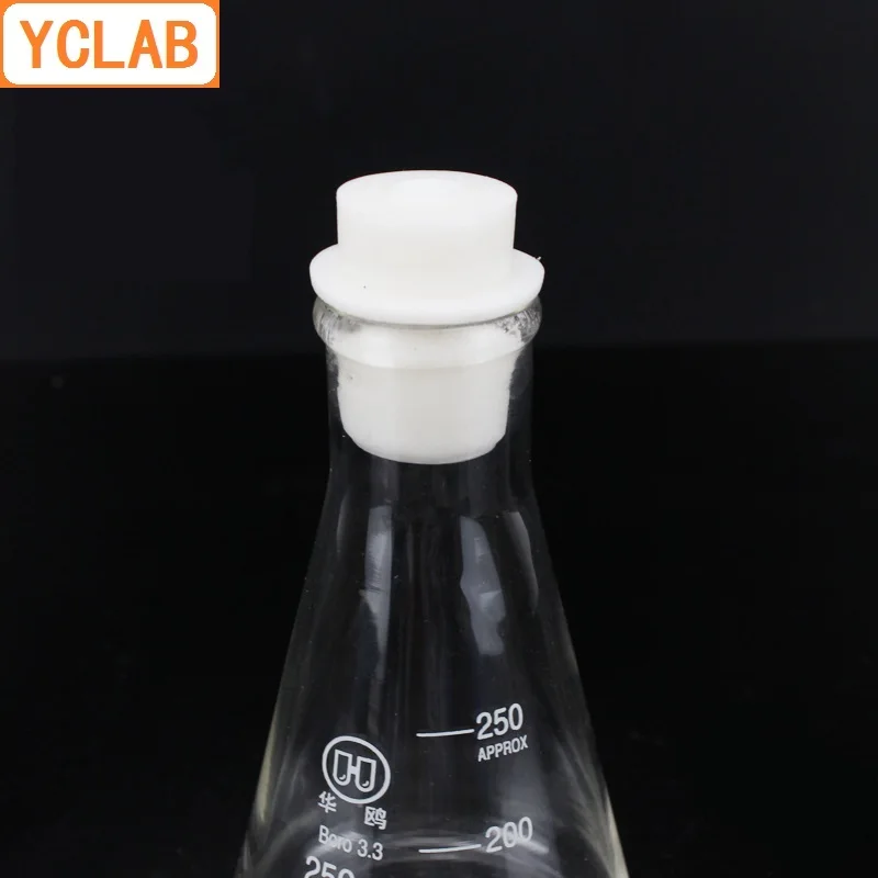 Колба Erlenmeyer HUAOU 1000 мл 1 л боросилированное стекло 3 дюйма узкая горловина