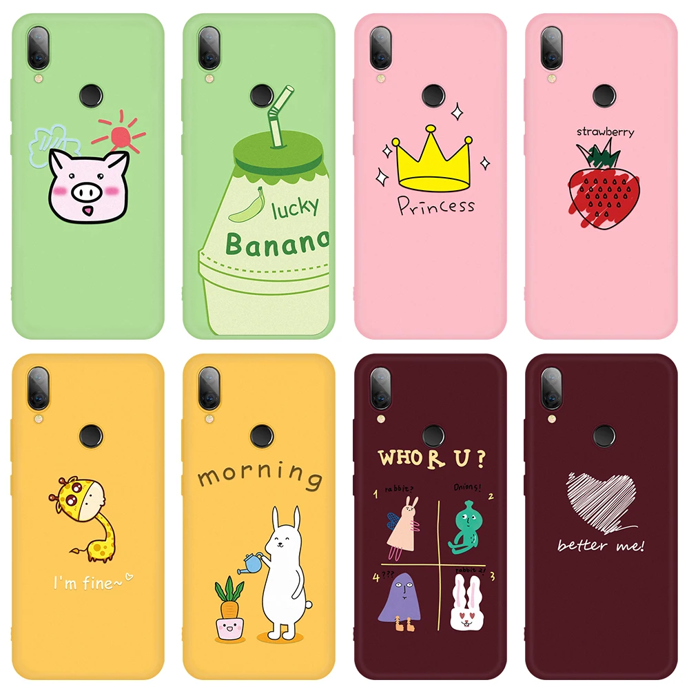 

Soft TPU Silicone Case For Xiaomi Redmi Note 7 6 5 Pro 7A 6A Redmi K20 Pro K20 Case Yellow Pink Painted Shell Simple Back Cover