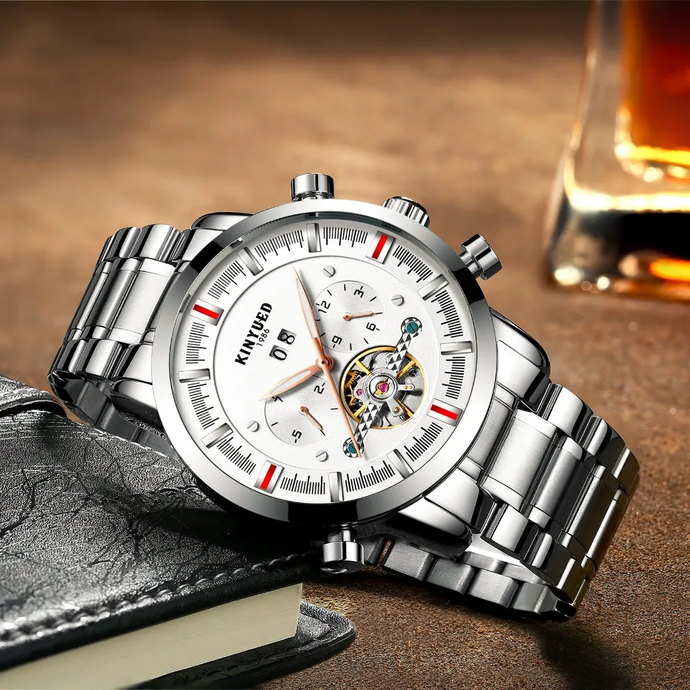 skeleton watch mens