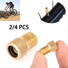 2/4 pcs Presta Aan Schrader Air Pomp Fiets Valve Type Adapter Converter Adapter Wielen, velgen & Accessoires(China)