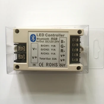 

LED dimmer RGB Bluetooth controller LED Strip Controller 12V/24V 33A