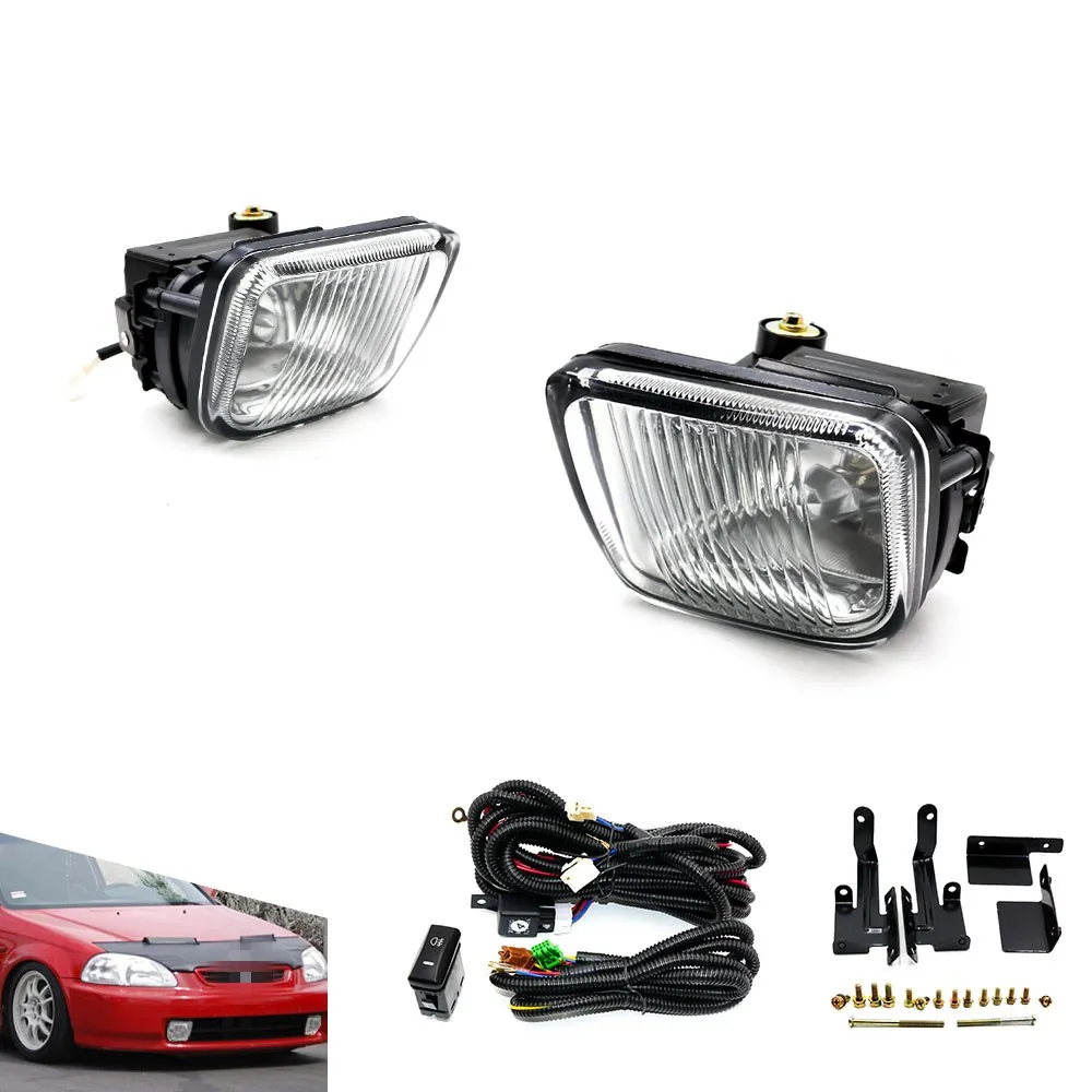 CNSPEED авто Стайлинг туман светильник для Хонда цивик 96 98 2/3/4dr/белый/желтый Рабочая