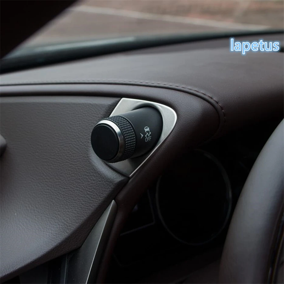 Lapetus Driving Model Adjustment Knob Decoration Frame Cover Trim 2 Piece Fit For Lexus ES 2018