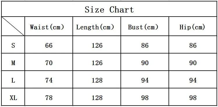 size table