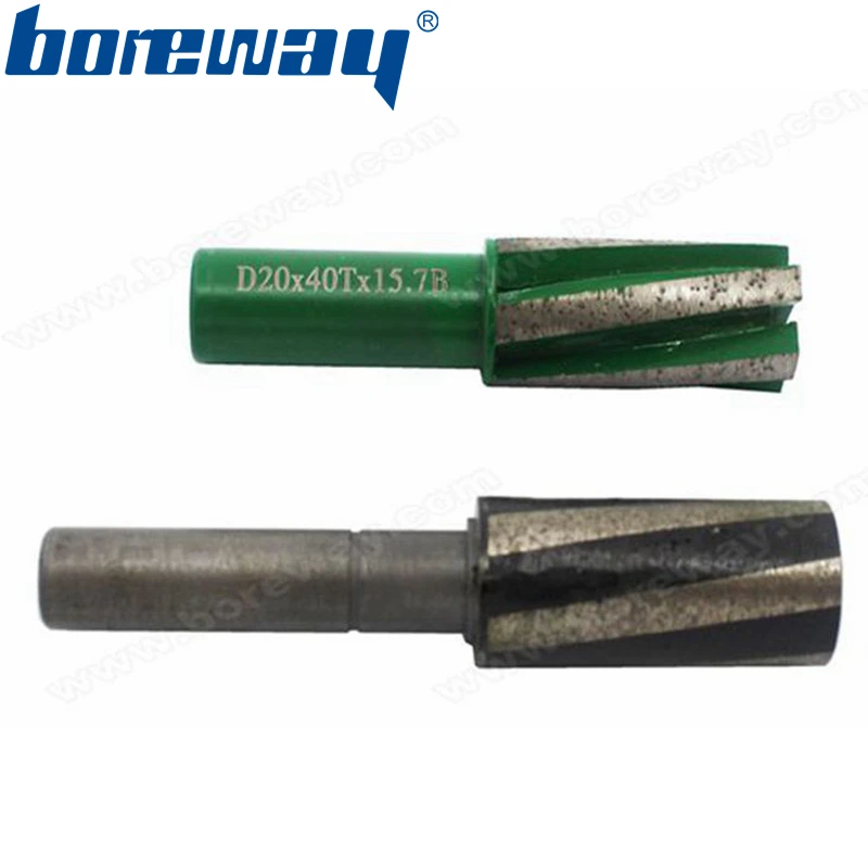 Сверло для раковины с ЧПУ наполненное смолой D20 * 40T 12B хвостовиком усиленный