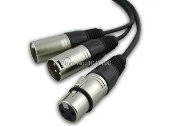 

mother you to dual card nong Audio line Tuning decca dragon line microphone cable Audio signal lines 3M 9.6ft