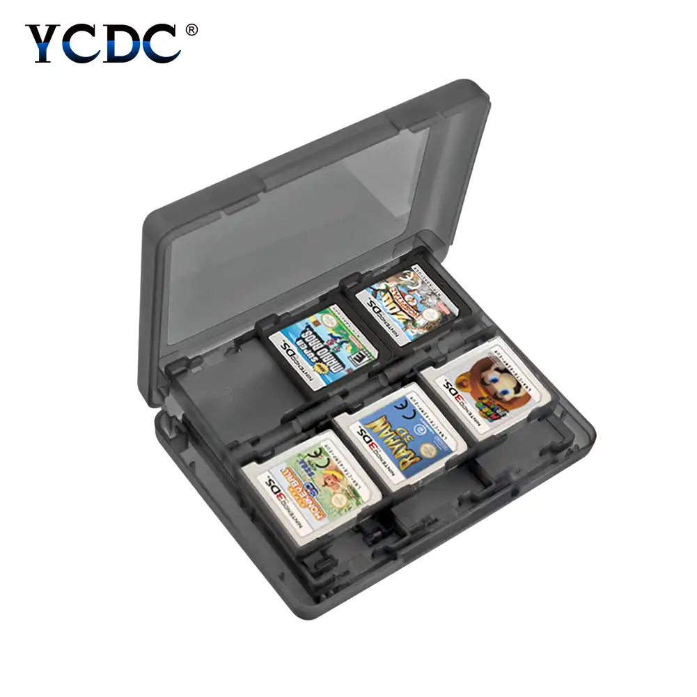 28 In 1 Sd Game Card Styluses Holder Case Anti Scratch For Protector Case Waterproof Anti Shock Nintendo Ds 3ds Storage Box Cases Aliexpress