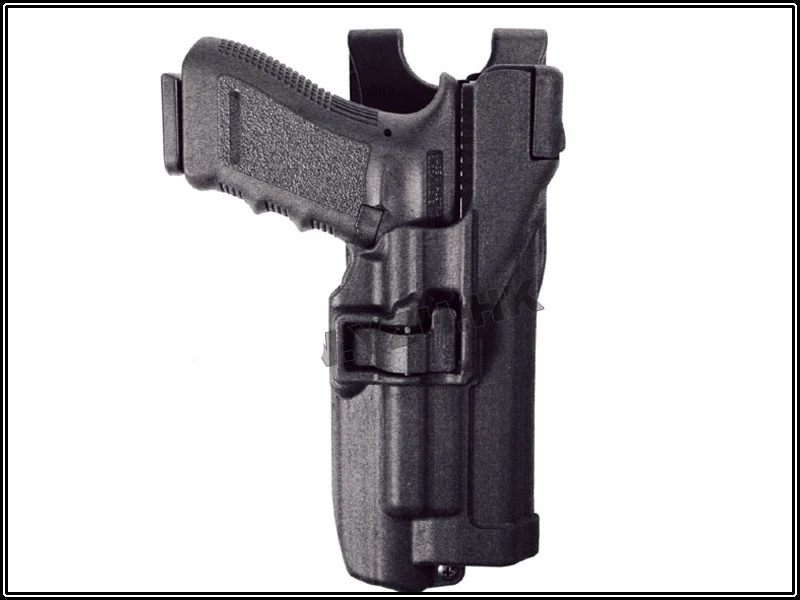 Черная Кобура Glock 17 19 22 23 31 32, военный тактический светильник с подшипником, ремень Glock, кобура с пистолетом для Glock 1911 M92 P226 - Цвет: For Glock