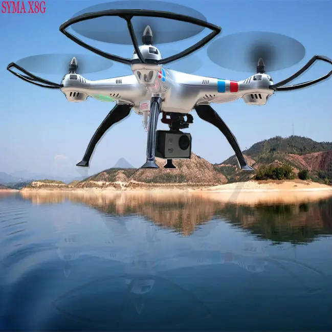 Cymarc VS SYMA X8C X8W 2 4G 6 осевой Квадрокоптер Радиоуправляемый Дрон FPV SJ7000 14MP с 1080p Full HD