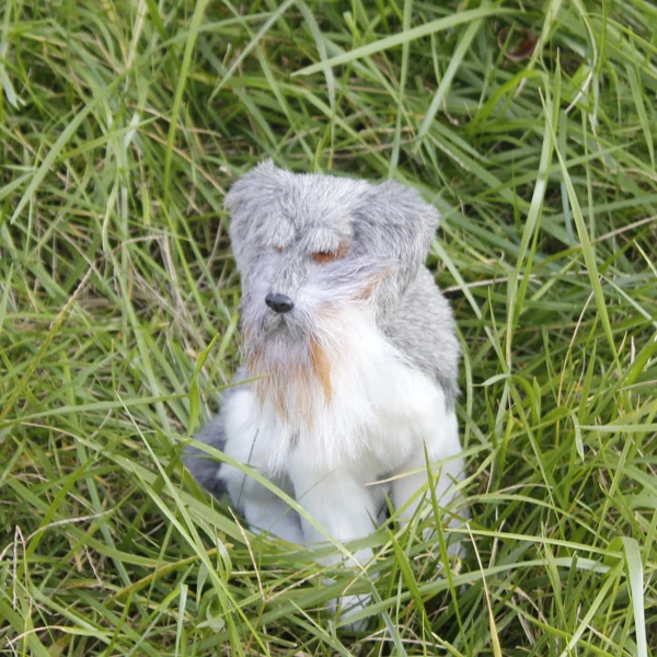 Realistic Animal Toy Dog Plush Toys Pet Model Ornaments Giftin Stuffed