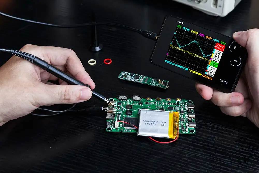 Металлическая крышка Мини DSO ARM DSO213 Nano 4 канала Quad карманный цифровой Ocilloscope же Seeedstudio DSO Quad Обновление от DS203 DS212