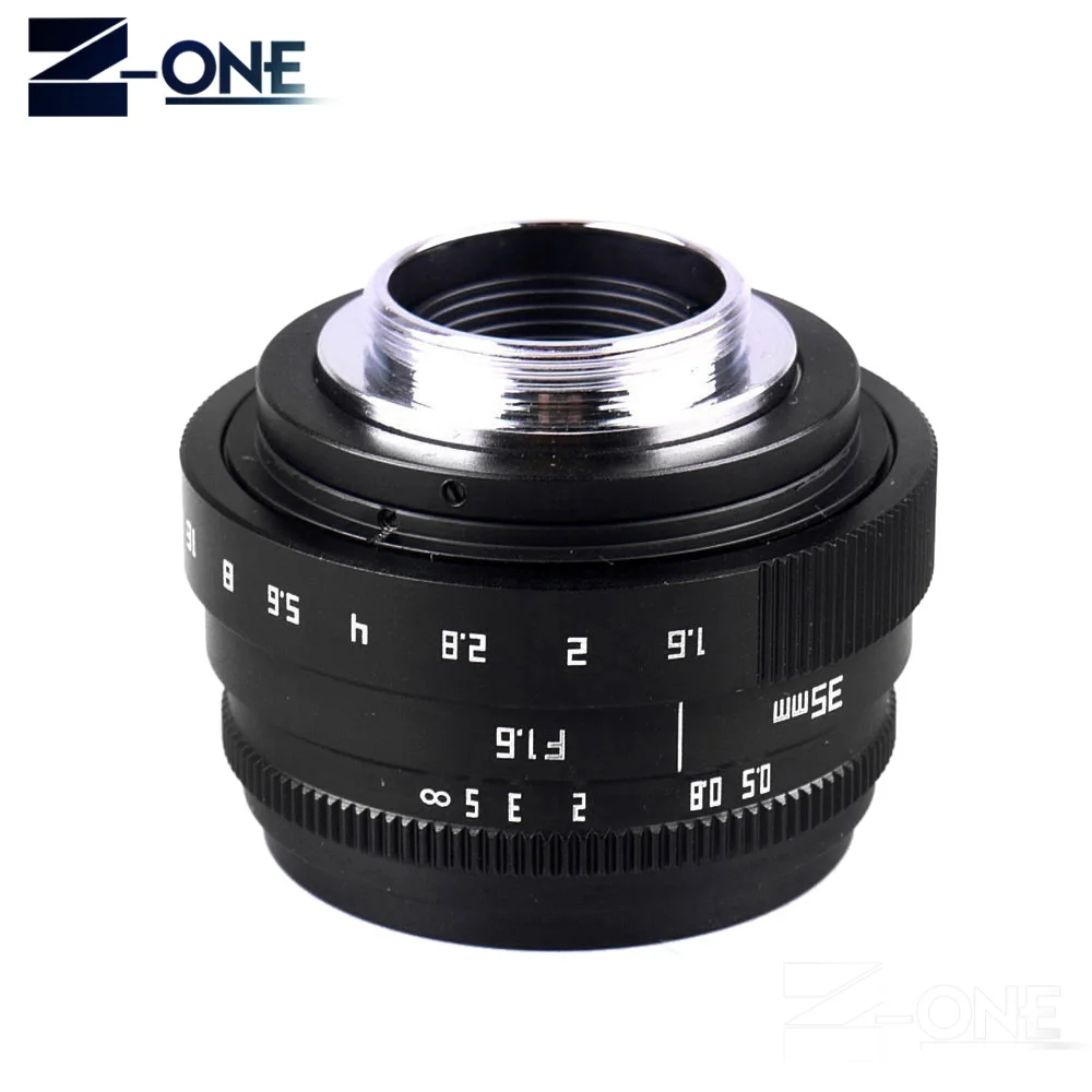 35 мм F1.6 CCTV объектив C крепление объектива камеры + бленда для Olympus Panasonic Micro 4/3 M4/3