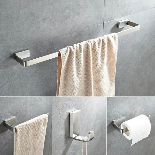 Нержавеющая сталь Ванная комната Полотенца держатель оборудование ...