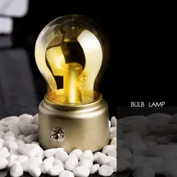 Творческий Винтаж Англия лампа ночник зарядка через usb светодио дный свет Спальня прикроватной тумбочке теплый свет Home Decor