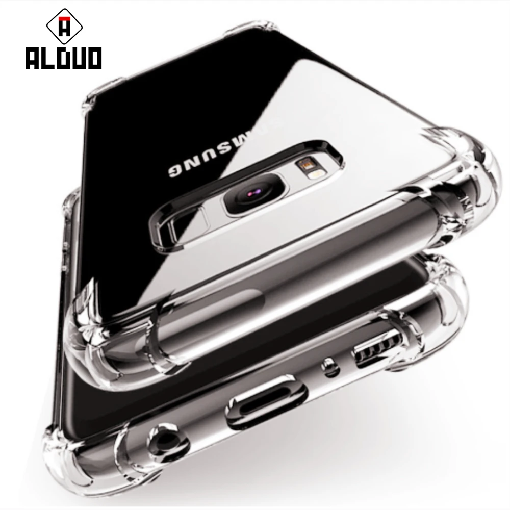 Противоударный чехол для sumsung Galaxy A70 A50 A10 A20 A30 A40 прозрачный мягкий силиконовый
