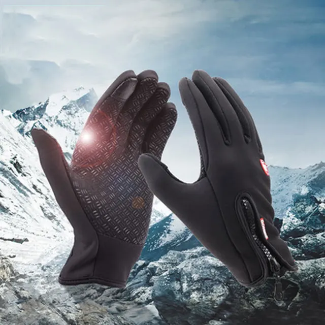 Ski riding gloves Mountain climbing movement Fleece Outdoor climbing