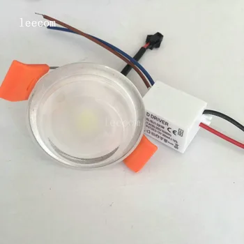 

5pcs/lot Downlight 3w cob Ceiling Spot Lights Panel Light Recessed Aluminum Lamp Warm cold white