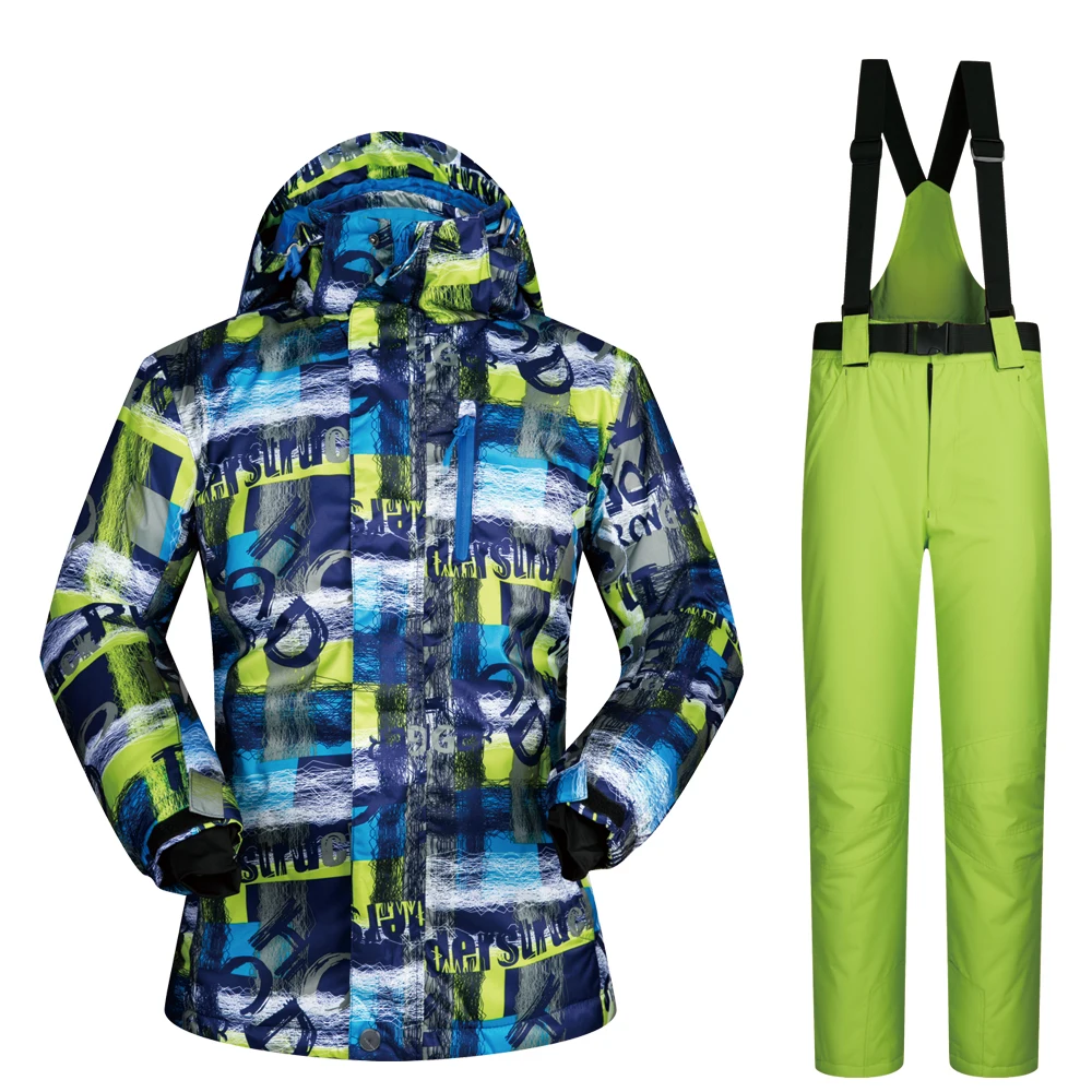 Men Ski Suits Brands 2018 Winter Hot Sale Outdoor Snow Jacket Sets And