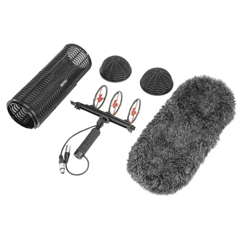 Boya By-Ws1000 Blimp лобовое стекло и подвеска для микрофонов клетка ручка амортизатор свитер от ветра микрофонный кабель