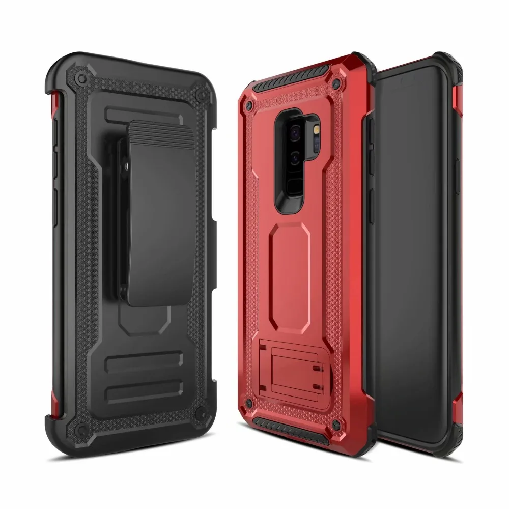 

UYFRATE Hybrid Belt Clip Holster Cover Kickstand Armor Case Funda For Samsung Galaxy S9 Plus S9 Note 9 Note 8 S8 S8 Plus