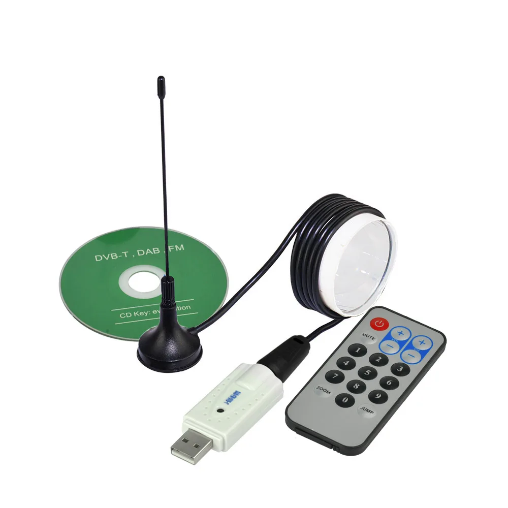 Eightwood Digital Usb DVB T T2 Antenna +FM+DAB+SDR Record Live TV DVB T
