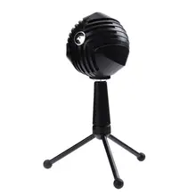 USB Wired Condenser Microphone Table Tops Desktop Computer Mic with Stand for network games network broadcast