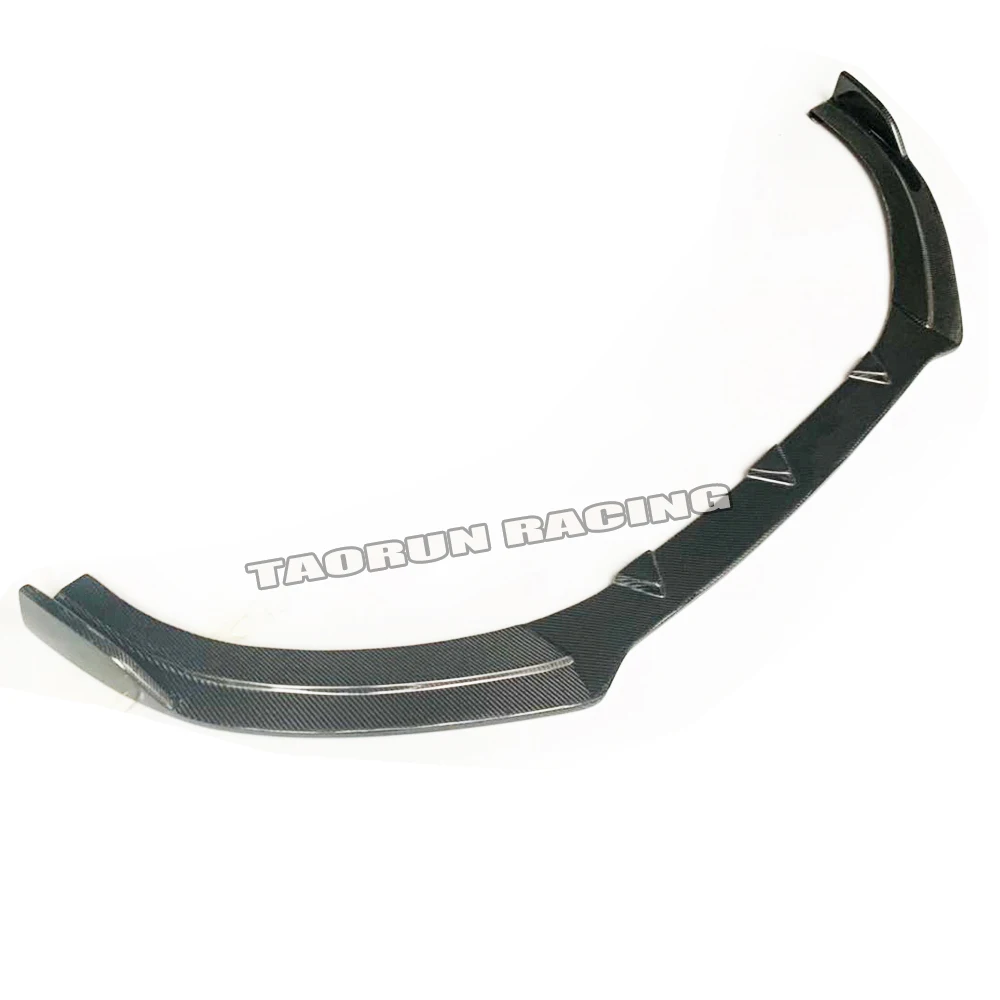 RS3 de fibra de carbono parachoques delantero labio Chin Spoiler para Audi RS3 parachoques original sedán de 4 puertas 2017, 2018, 2019 (no para A3 cambio RS3)