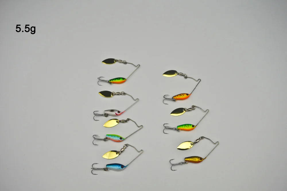 BassLegend- Metal Bait Mini Spinnerbait Bass Pike Trout Chub Fishing Lure Jigging Spoon 3.5g/5.5g/7g BassLegend- Metal Bait Mini Spinnerbait Bass Pike Trout Chub Fishing Lure Jigging Spoon 3.5g/5.5g/7g