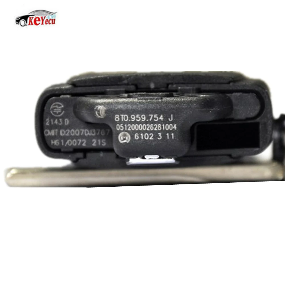 KEYECU OEM умный дистанционный ключ без ключа 3 + 1 кнопки 315 МГц 8T0 959 754 J для Audi Q5 A4L с