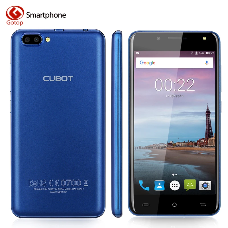 Цена за Оригинал Cubot Радуга 2 Android 7.0 Мобильный Телефон MT6580A Quad Core сотовый Телефон 1 ГБ RAM 16 ГБ ROM Двойной Задней Камеры Смартфон Цена за Оригинал Cubot Радуга 2 Android 7.0 Мобильный Телефон MT6580A Quad Core сотовый Телефон 1 ГБ RAM 16 ГБ ROM Двойной Задней Камеры Смартфон