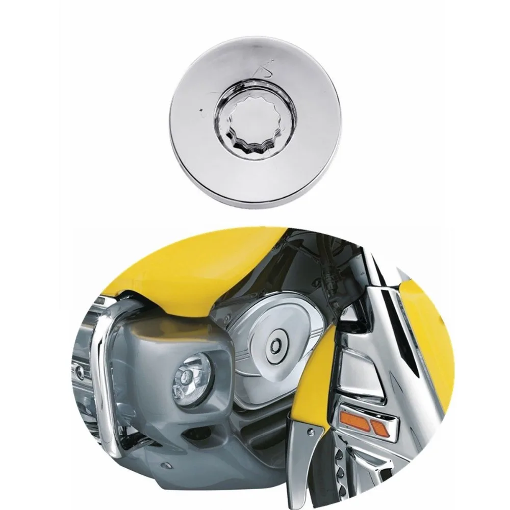 

Motorcycle Chrome Timing Hole Cap Cover For Honda Goldwing GL1800 2001-2012 2010