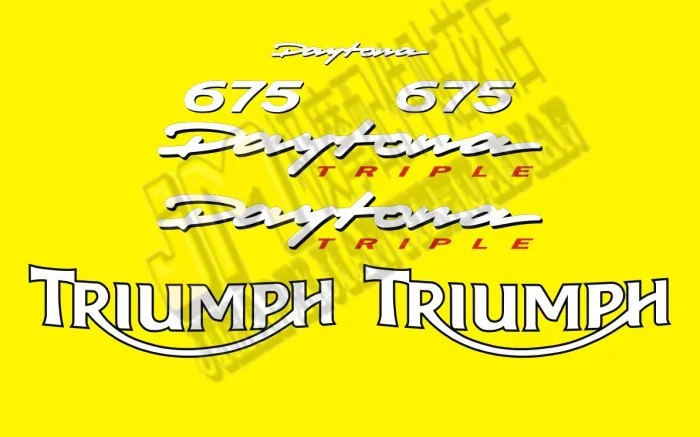 

Free Shipping High Quality Motorcycle Decal Sticker Paintable Graphics Set Transfer Fit For Triumph Daytona 675 Year 2006 2007