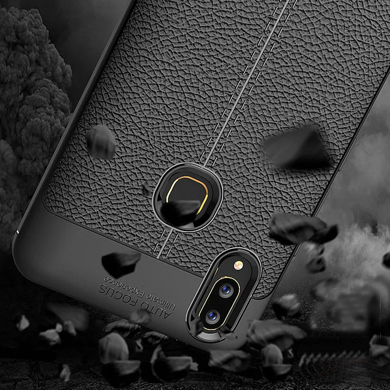 

YUETUO luxury leather Pattern soft tpu phone back coque,cover,case for vivo v9 v 9 y85 silicon silicone original accessories