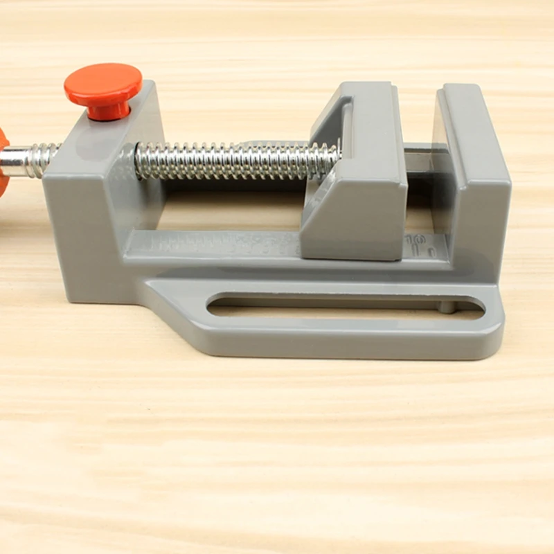  Bench Vise Flat Tong Multifunction Aluminum Drill Press Vise Table For Milling Engraving Woodworkin
