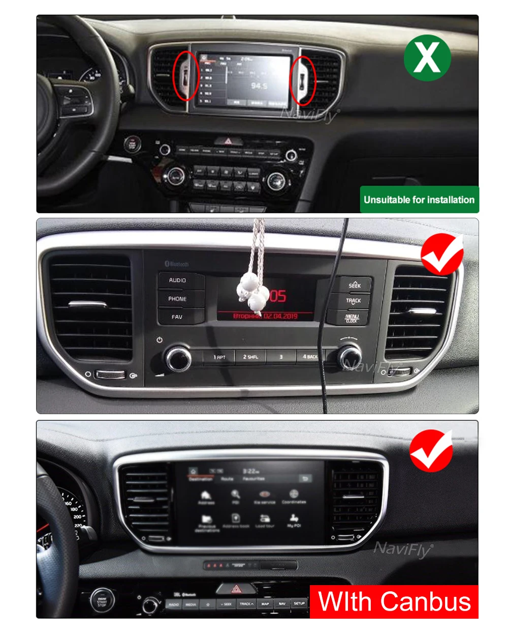 Perfect NaviFly 9inch touch screen Car Multimedia player For KIA Sportage 2018 2019 with Russian menu BT WIFI ipod mirror link 3 Perfect NaviFly 9inch touch screen Car Multimedia player For KIA Sportage 2018 2019 with Russian menu BT WIFI ipod mirror link 3