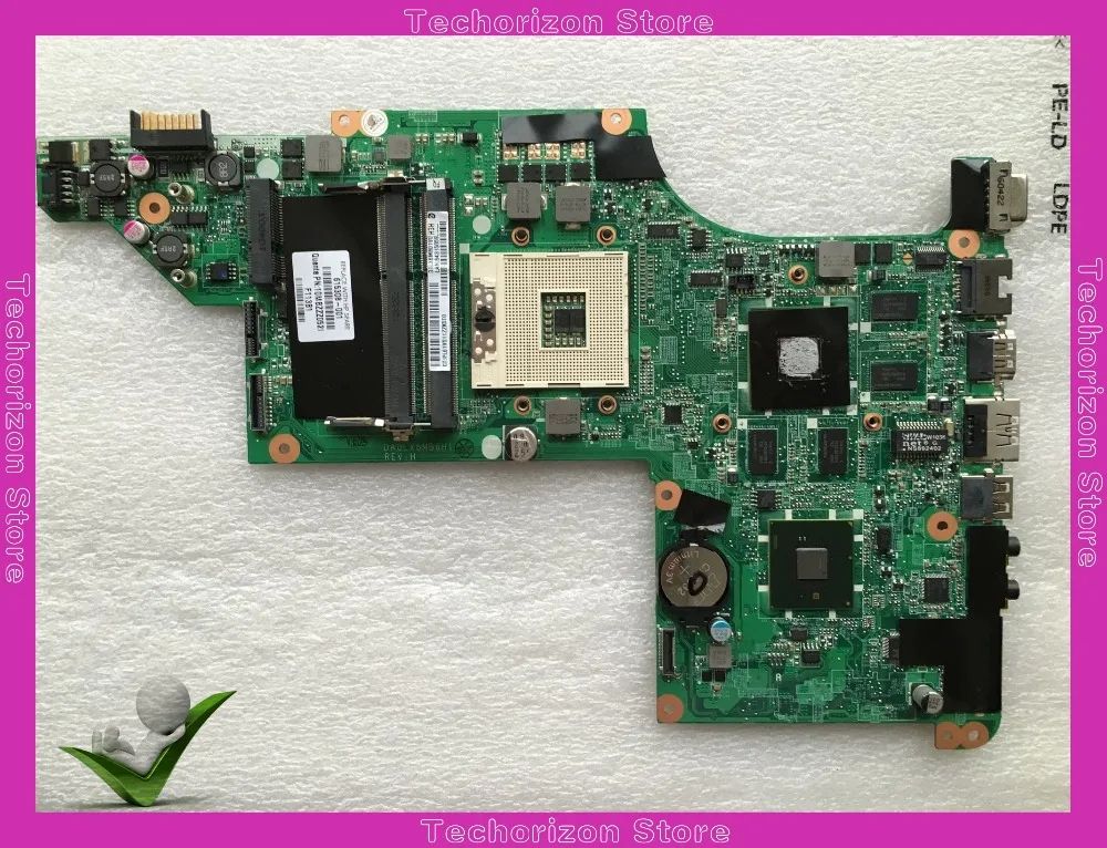 

615308-001 For HP pavilion DV7 DV7T DV7-4000 Laptop Motherboard HM55 DDR3 DA0LX6MB6F2 615308-001 17.3 inch Tested working