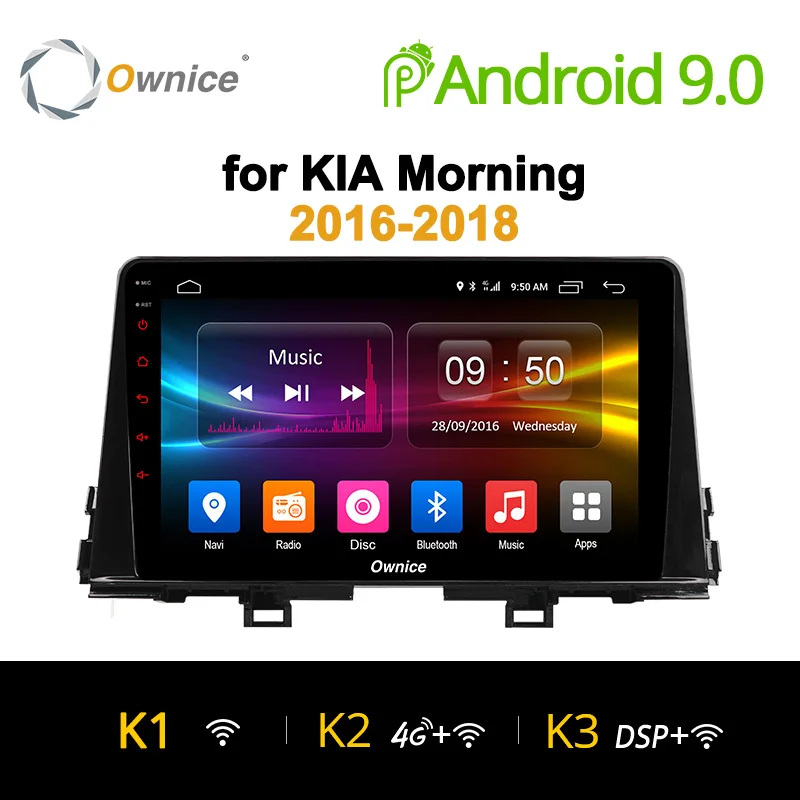 

Ownice K1 K2 K3 Octa Core Android 9.0 DVD GPS Navi Multimedia Car Stereo for KIA Morning/Picanto 2016 - 2018 Radio Headunit