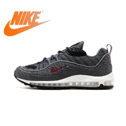 Оригинальный Nike Оригинальные кроссовки Air Max 98 QS конический Для мужчин; удобные кроссовки Спорт на открытом воздухе кроссовки спортивные