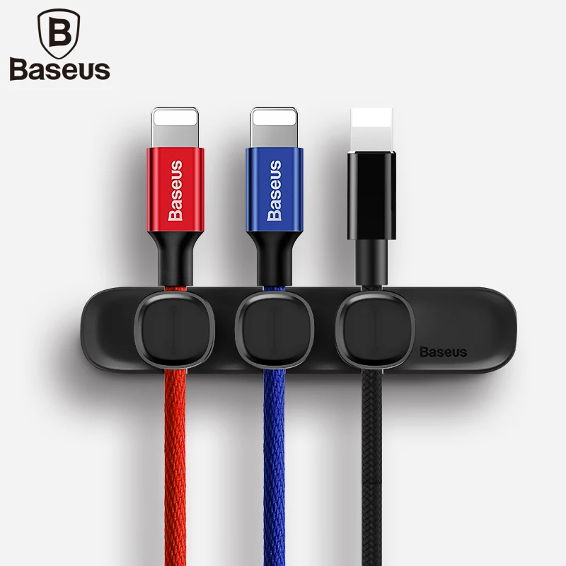 Baseus Durable Magnetic Cable Clip USB Cable Winder Cable Organizer Clamp Desktop Workstation Wire Cord With 3pcs Toggle Clip : image Baseus Durable Magnetic Cable Clip USB Cable Winder Cable Organizer Clamp Desktop Workstation Wire Cord With 3pcs Toggle Clip