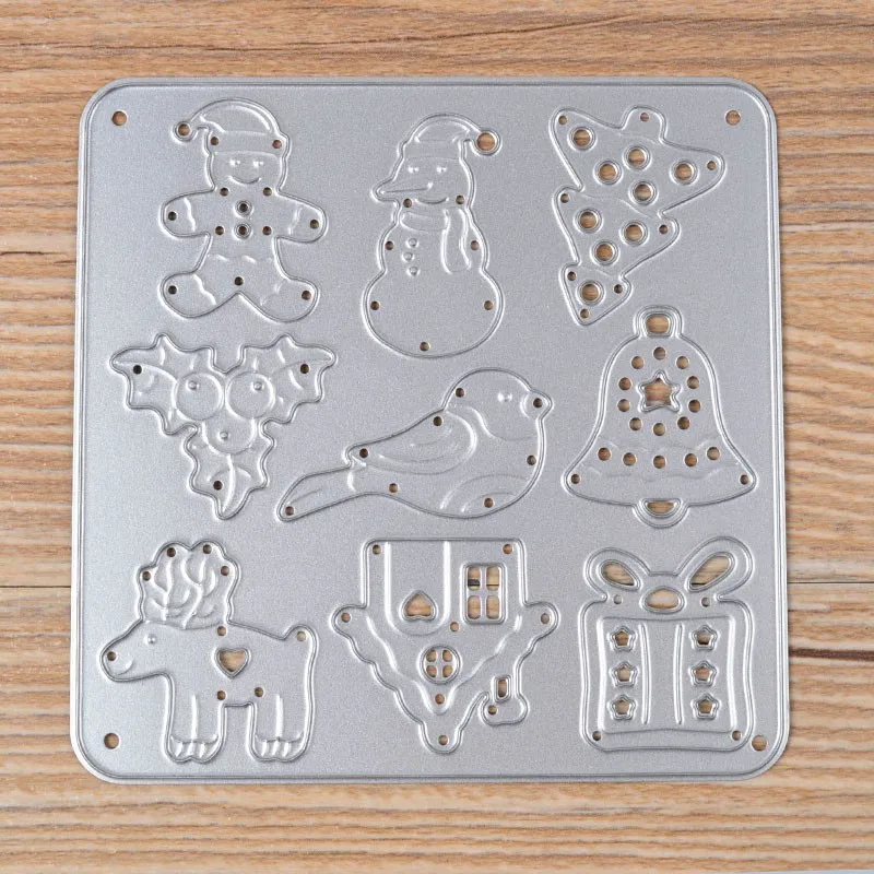 

Christmas Cutting Dies Stencil Scrapbooking Embossing Album Card Decor Xmas Gift