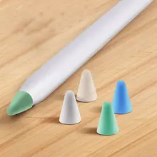 4 шт./компл. немой силиконовый сменный наконечник чехол колпачок для наконечника кожи для Apple Pencil 1-й 2-й стилус ручка для тачскрина аксессуары Q39D