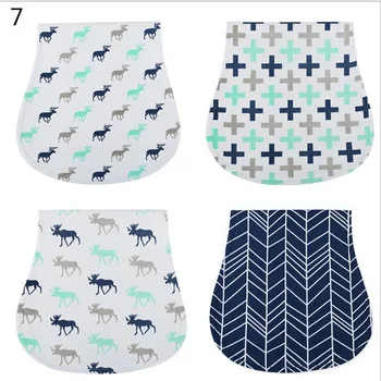 

DHL 20set 4pcs/set 100% Organic Cotton Bibs Baby Burp Cloths For Newborns Soft And Absorbent Towels Burping Rags