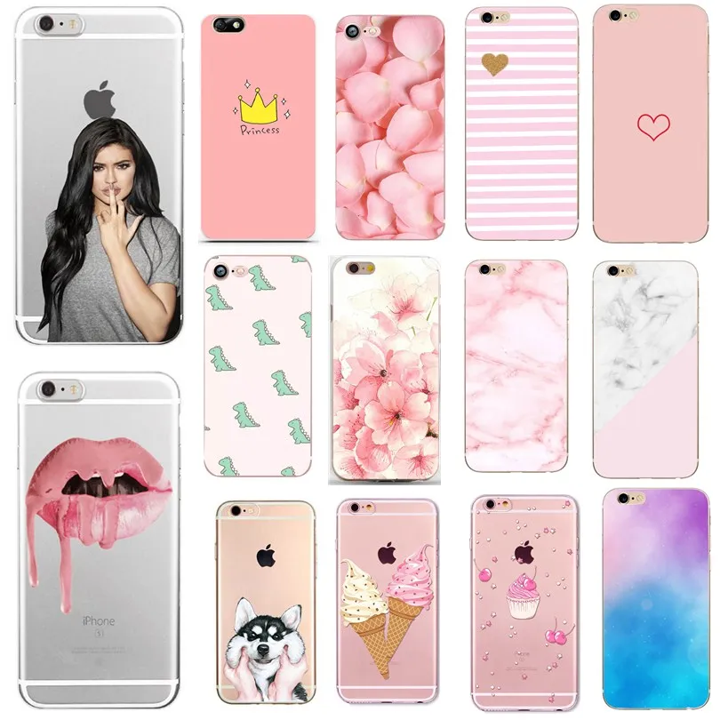 

Case For capinha para iphone 6s 6 S Silicon Cover For Iphone 7 Iphone8 X XS 7 8 Plus 7Plus 8Plus 5 5S SE Case Phone accessories