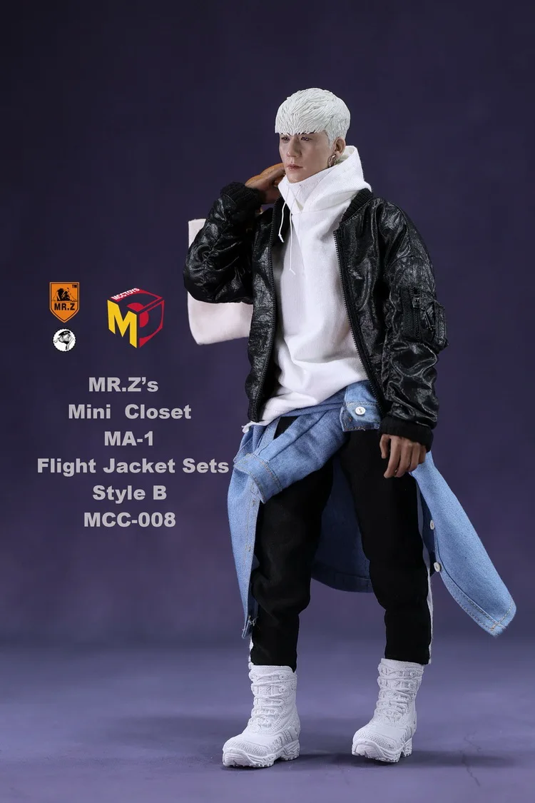 1/6 модные Заказные MCCToys x Mr. Z 1/6 MR. Z мини-шкаф-летная куртка наборы F 12 дюймов мужские тела G-DRAGON фигурки