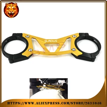 

Motorcycle Accessories Aluminum BAlANCE Foreshock FRONT FORK BRACE For SUZUKI SFV 650 SFV650 Gladius 09-2014 SHOCK FREE SHIPPING