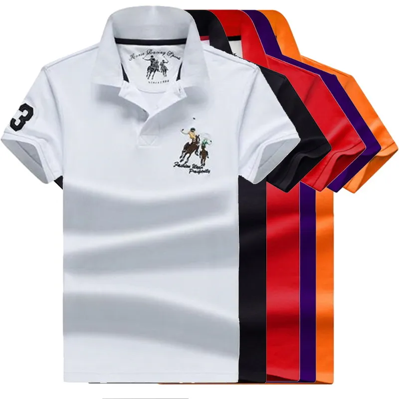 

Men Turn-down Collar T-Shirts Men's 2019 Summer Fashion Short Sleeve T-Shirt Male Casual Plus Size M-4XL Tops & Tees